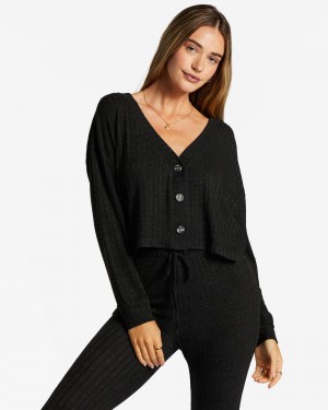 Black Sands Women's Billabong Keep On Cardigan Sweater | 497023ORW