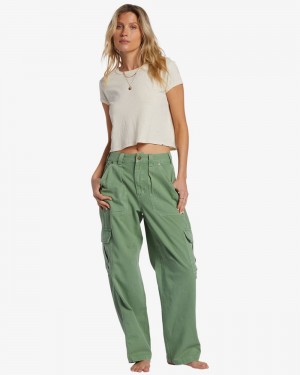 Mint Women's Billabong Walk Along Pants | 203897MLQ