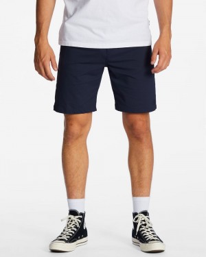 Navy Men's Billabong A/Div Surftrek Journey 20" Shorts | 306851XUA