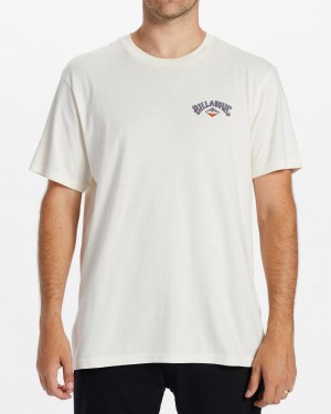 Off White Men's Billabong A/Div Arch T-Shirt | 530896MUY