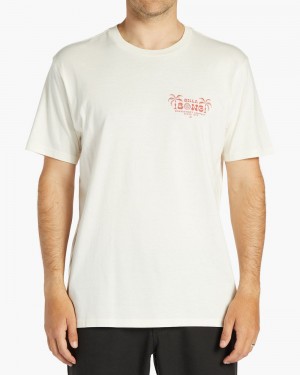 Off White Men's Billabong Lounge Short Sleeve T-Shirt | 531749REL