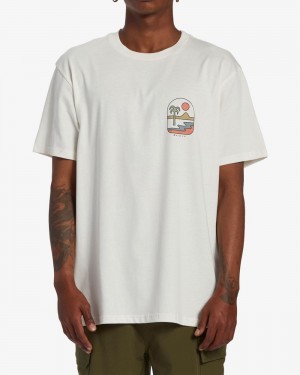 Off White Men's Billabong Sands Short Sleeve T-Shirt | 215763RMG