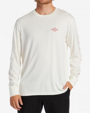 Off White Men's Billabong Unity Long Sleeve T-Shirt | 045921IFR