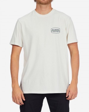 Off White Men's Billabong Walled Short Sleeve T-Shirt | 975413XAM