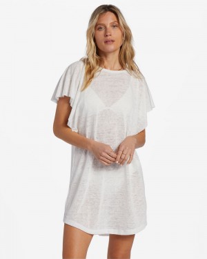 Salt Crystal 2 Women's Billabong Out For Waves Cover-Up Dress | 269407RAV