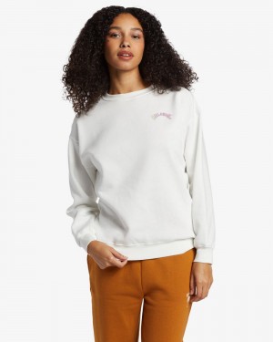 Salt Crystal Women's Billabong Paradise Feels Sweatshirt | 954381CAN