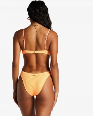 Yellow Women's Billabong Summer High Hike Bikini Bottoms | 038974YMP