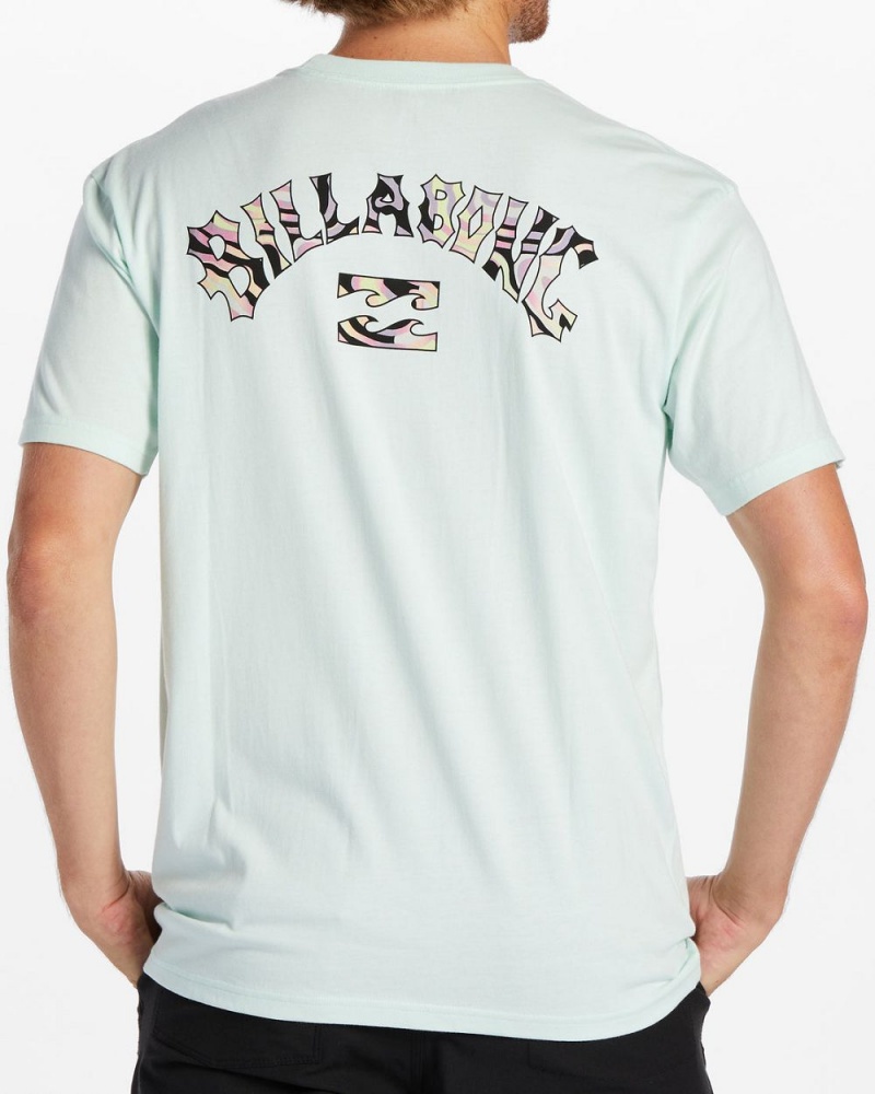 Aqua Men's Billabong Arch Fill T-Shirt | 128635GWN