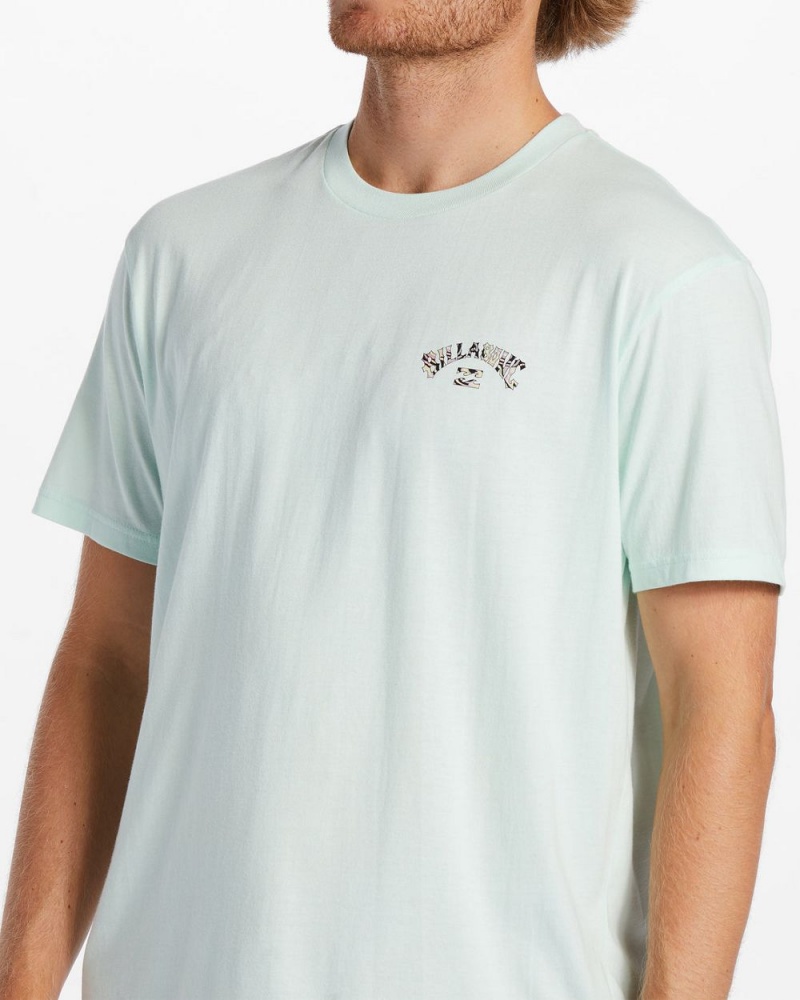 Aqua Men's Billabong Arch Fill T-Shirt | 128635GWN