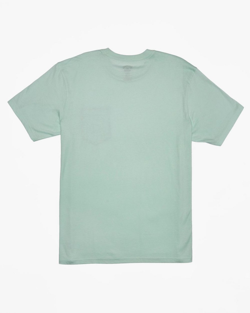 Aqua Men's Billabong Team Pocket T-Shirt | 364105XSM