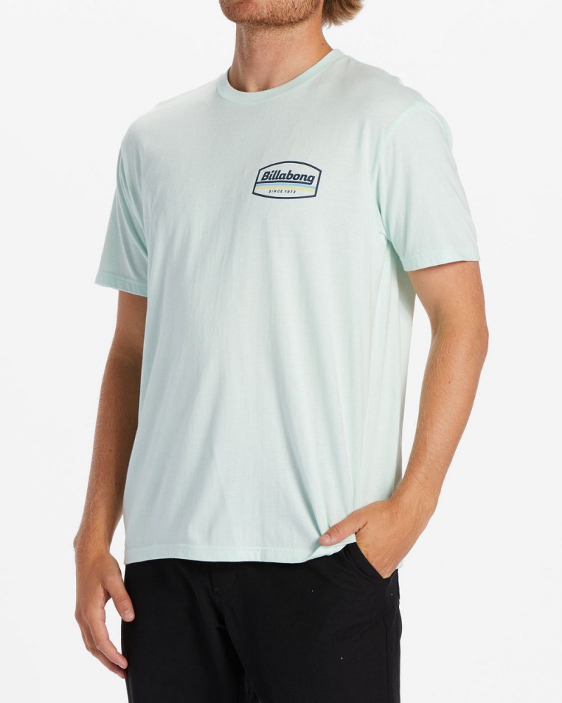 Aqua Men's Billabong Walled T-Shirt | 394628USR