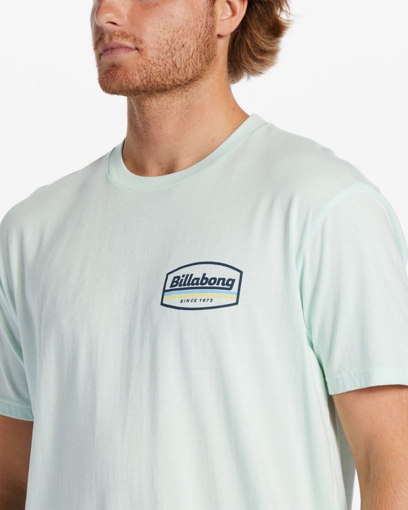 Aqua Men's Billabong Walled T-Shirt | 394628USR