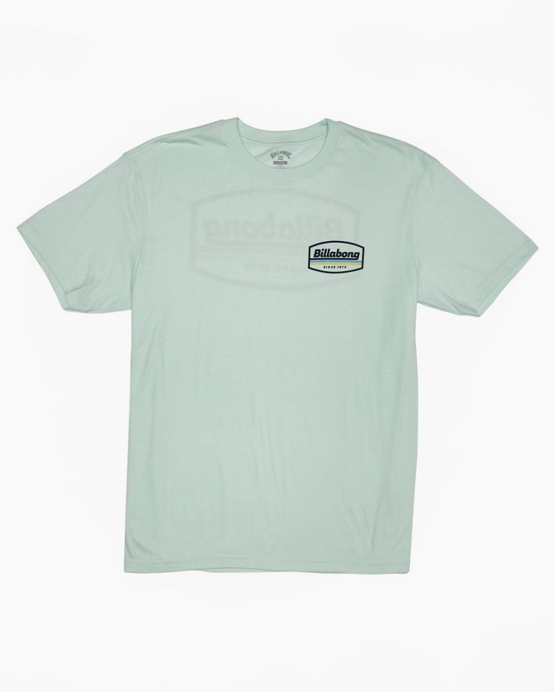 Aqua Men's Billabong Walled T-Shirt | 394628USR