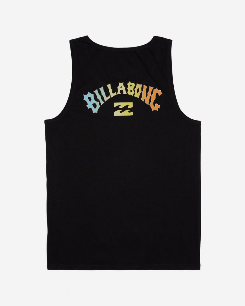 Black Men's Billabong Arch Fill Tanks | 940326JQI