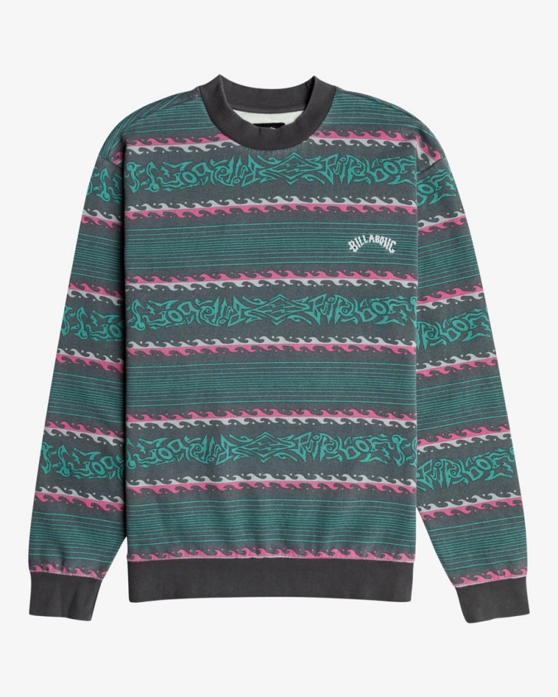 Black Men's Billabong Halfrack Sweatshirt | 509483QNY