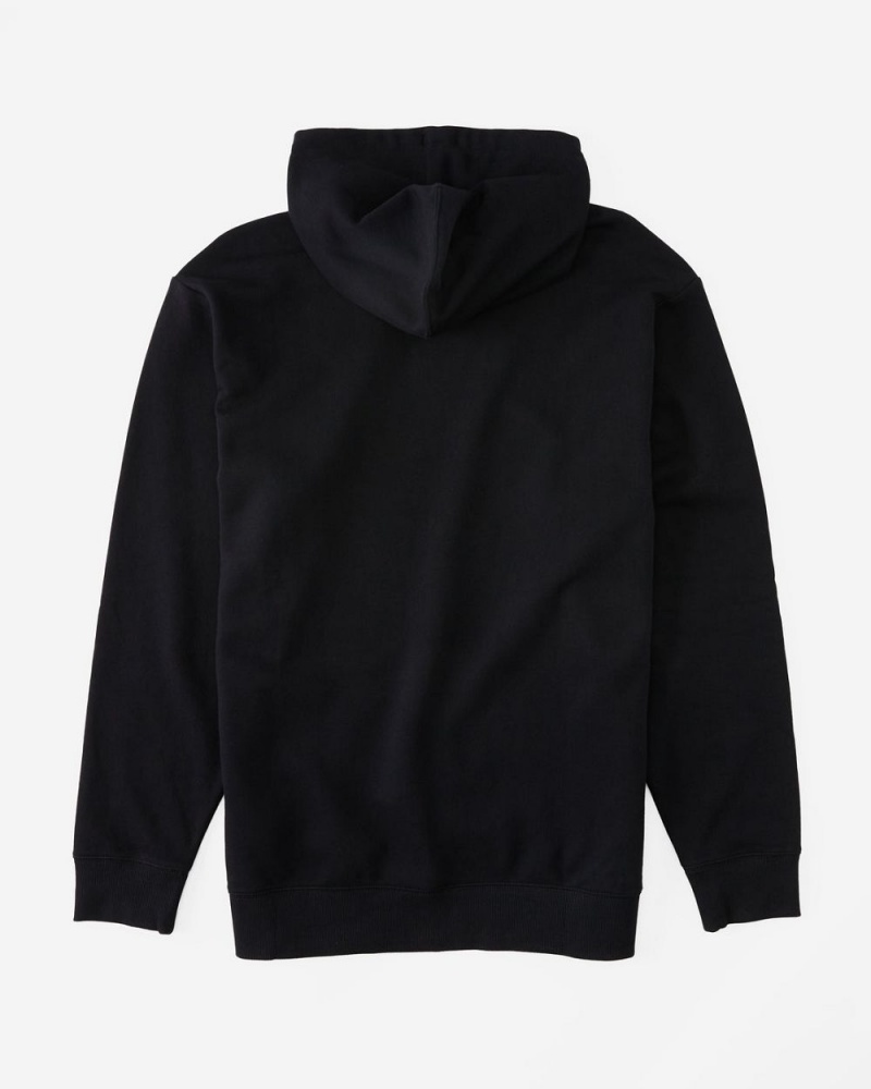 Black Men's Billabong King Stringray Pop Hood Crew Neck Sweatshirt | 095631OAV