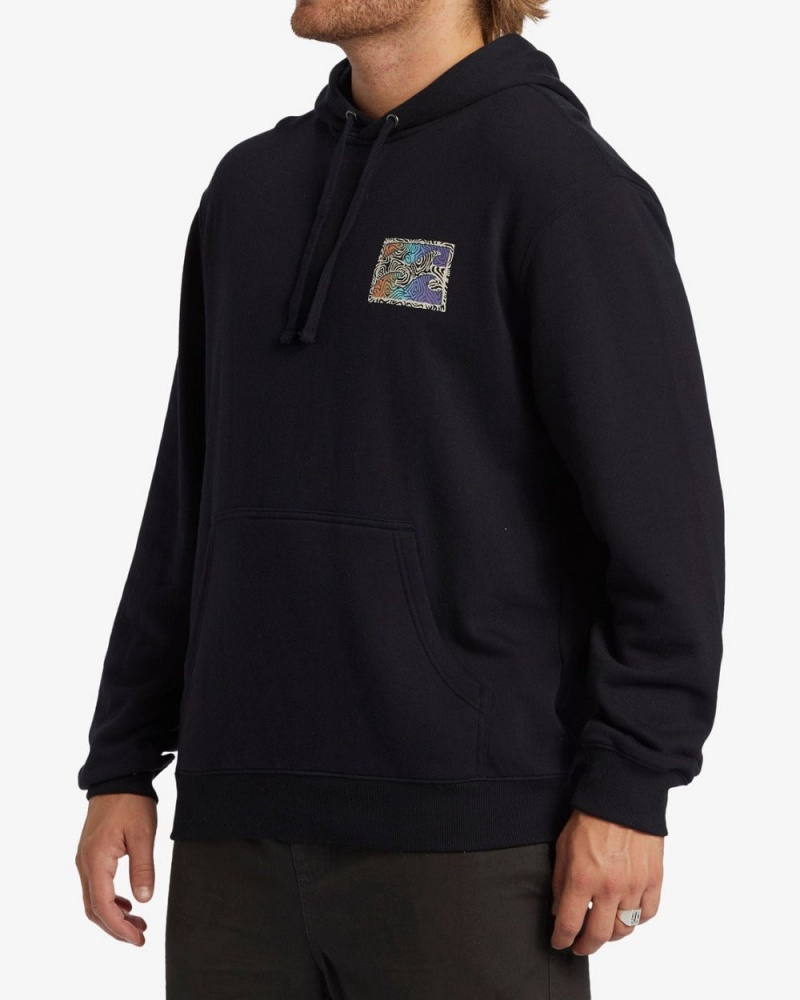 Black Men's Billabong Shorebird Pullover Sweatshirt | 524978YBL