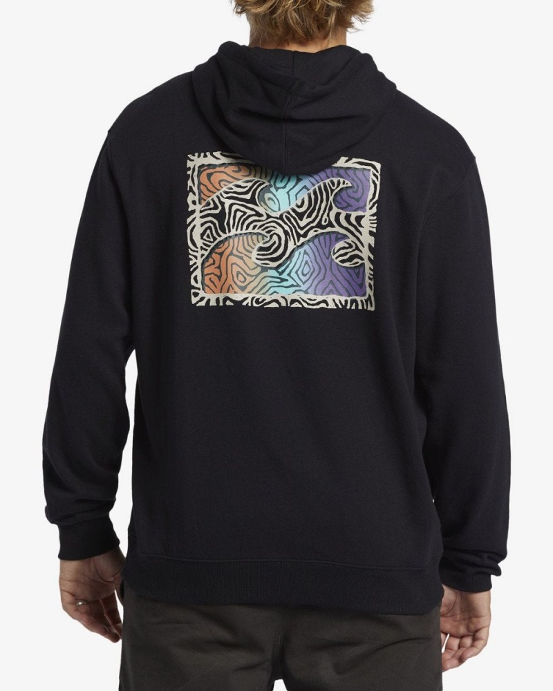 Black Men's Billabong Shorebird Pullover Sweatshirt | 524978YBL