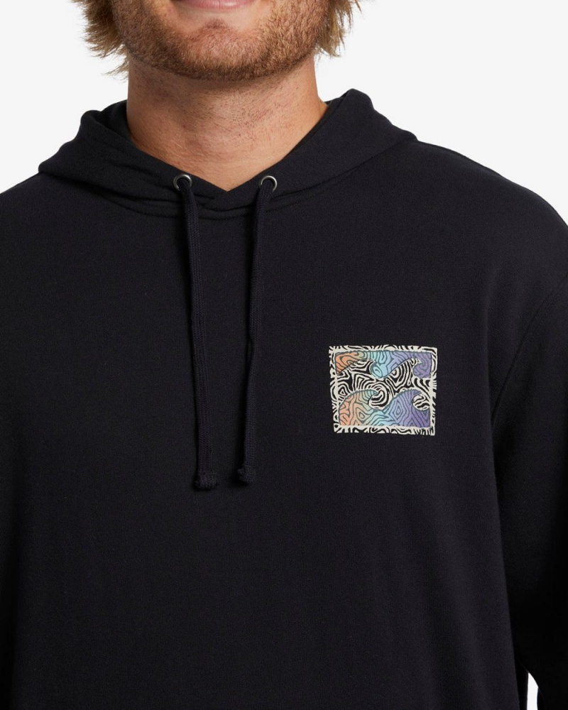 Black Men's Billabong Shorebird Pullover Sweatshirt | 524978YBL