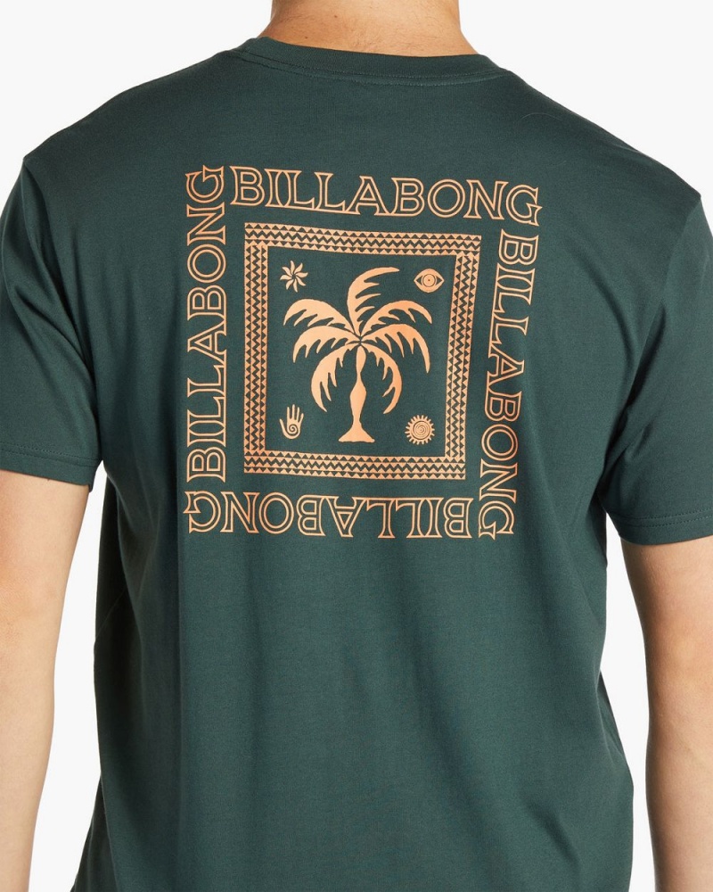 Black Men's Billabong Tropics Pocket T-Shirt | 590327YEX