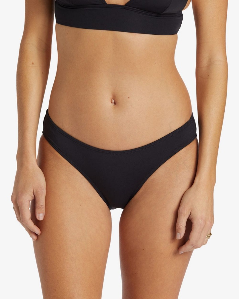 Black Pebble 2 Women's Billabong Sol Searcher Lowrider Bikini Bottoms | 319502MVO