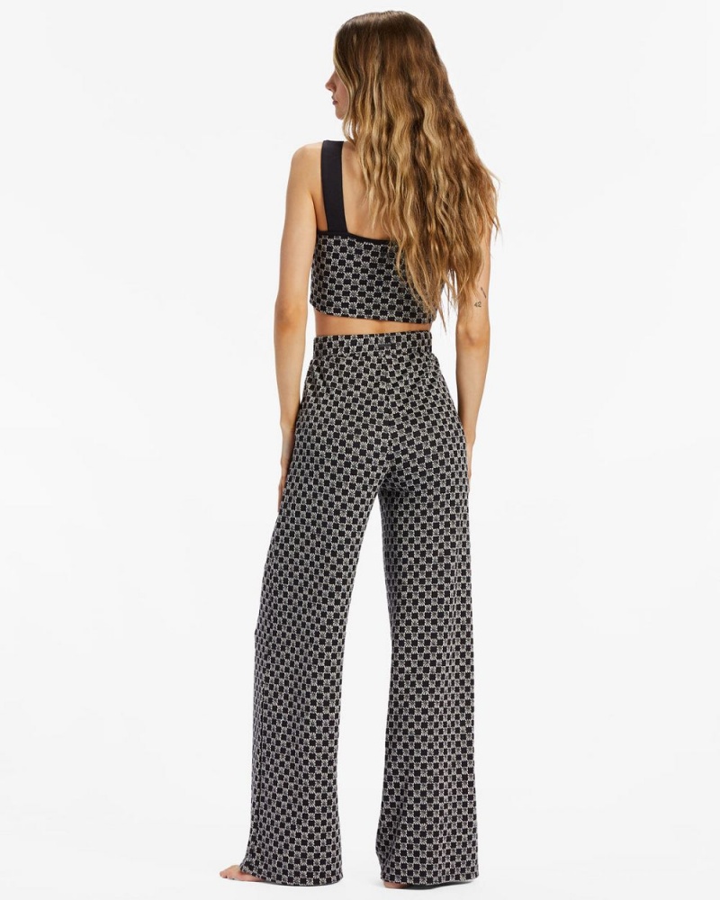 Black Pebble Women's Billabong Check Please Pants | 103496XTH