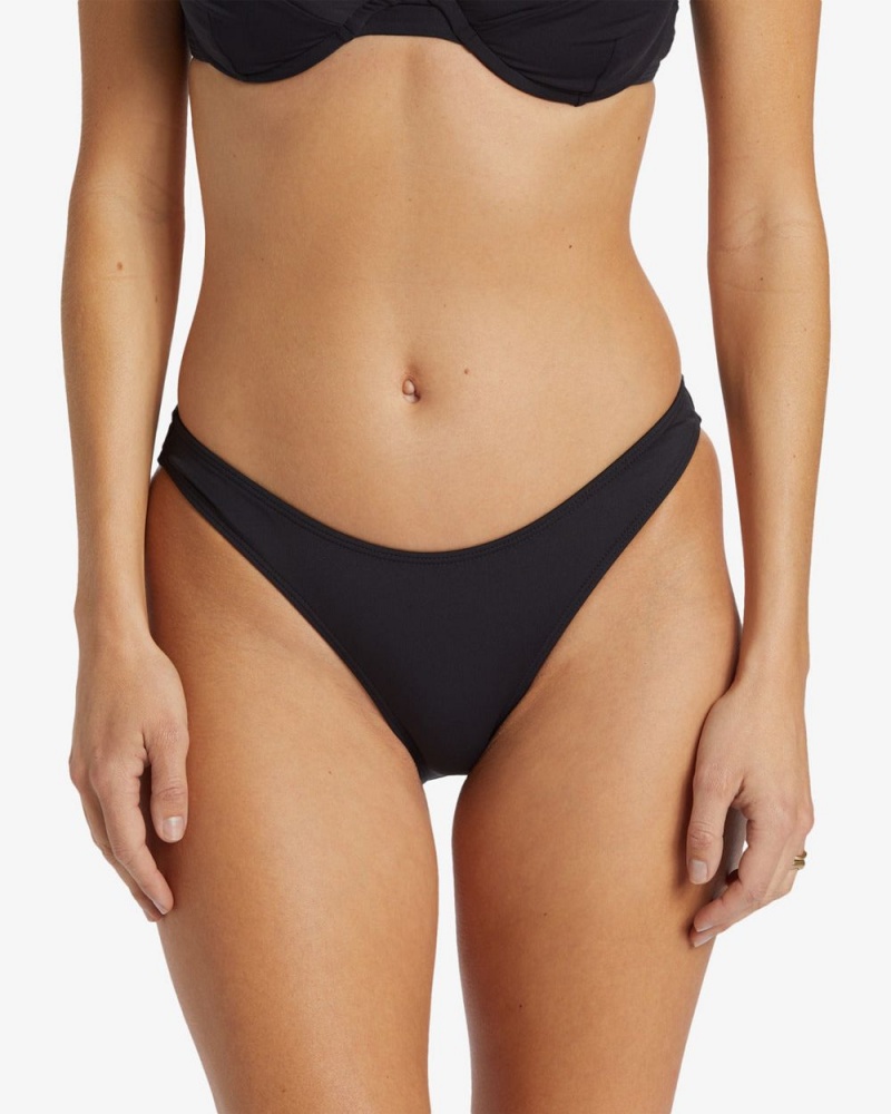 Black Pebble Women's Billabong Sol Searcher Hike Bikini Bottoms | 640875ASG