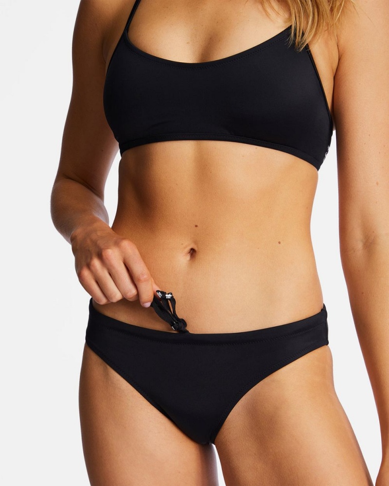 Black Women's Billabong A/Div Full Bikini Bottoms | 749031GNI