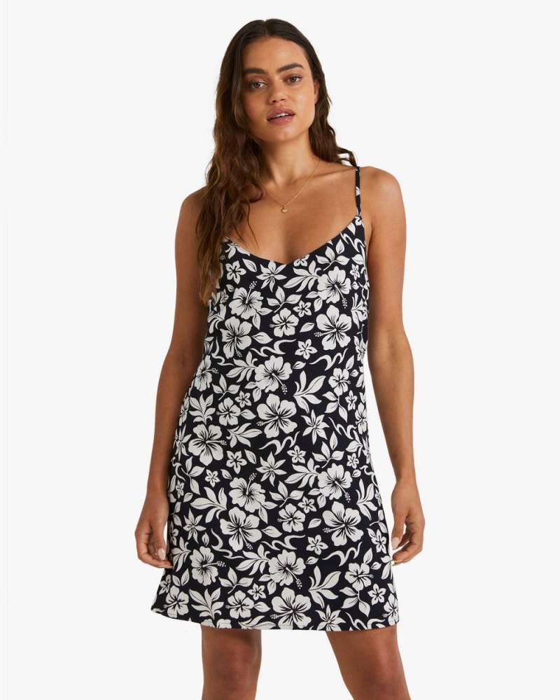 Black Women's Billabong Toko Summer Breeze Dress | 371694IRZ