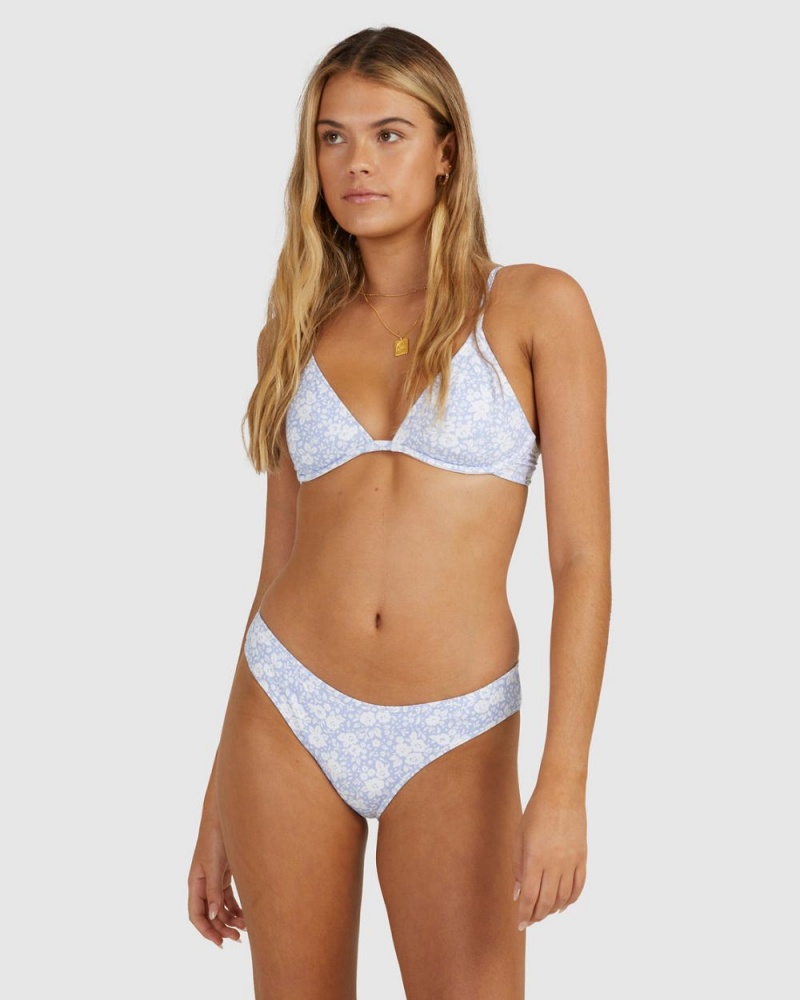 Blue Women's Billabong Blue Bell Bondi Bikini Bottoms | 308154TBK