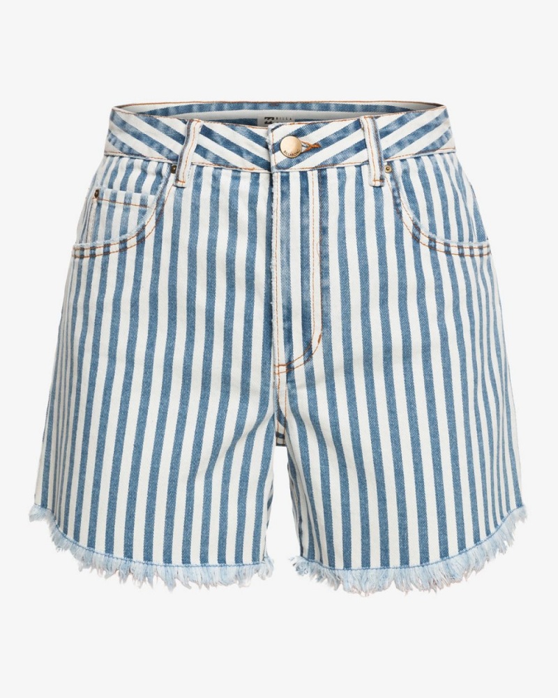 Blue Women's Billabong How Bout That Denim Shorts | 097148DNY