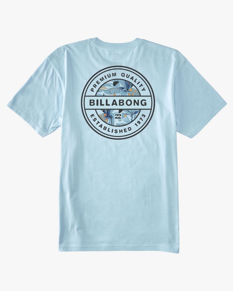 Coastal Blue Men's Billabong Rotor T-Shirt | 102739TYP