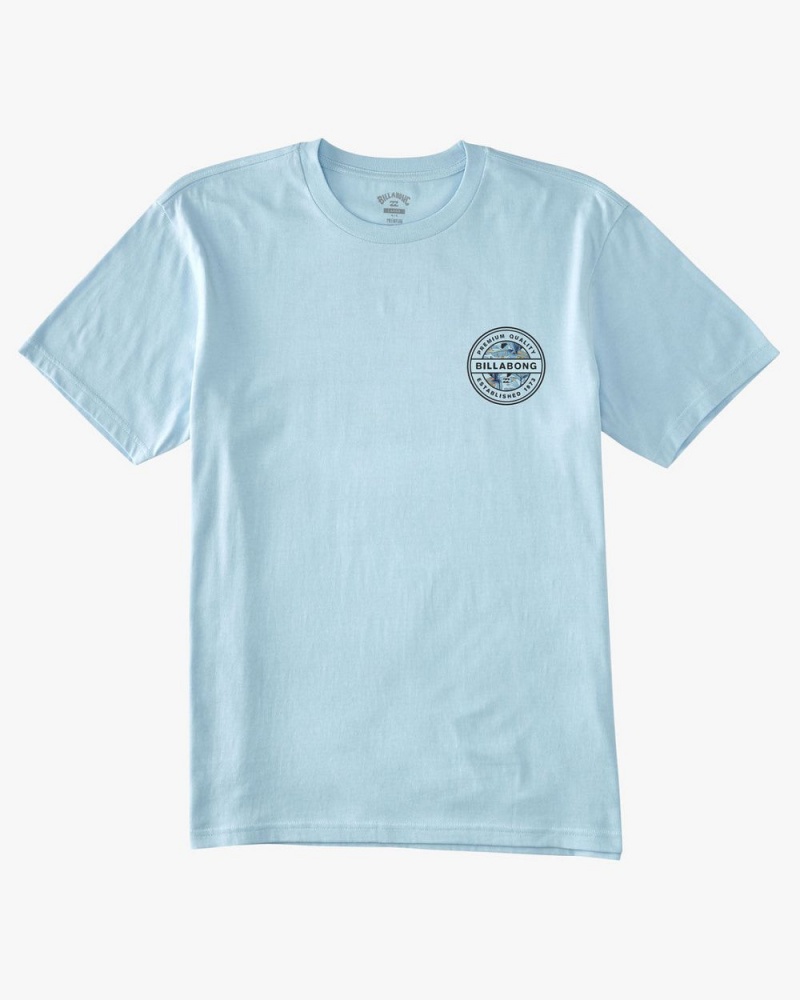 Coastal Blue Men's Billabong Rotor T-Shirt | 102739TYP