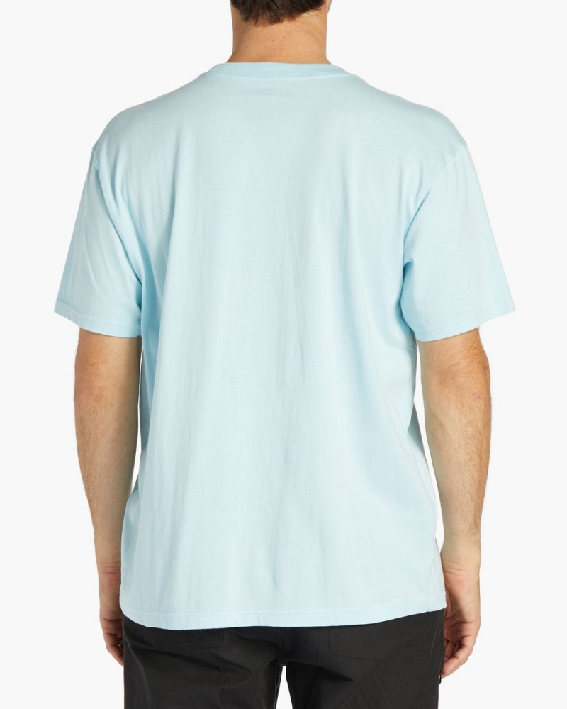 Coastal Blue Men's Billabong Team Pocket T-Shirt | 213548JIC