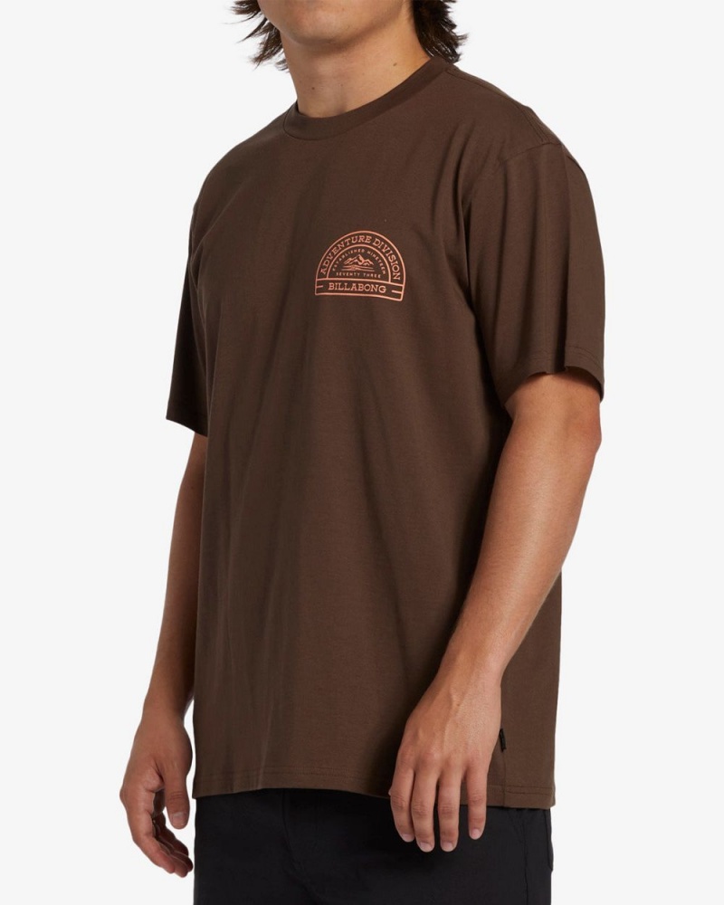 Coffee Bean Men's Billabong Sun Up Short Sleeve T-Shirt | 289164LRH