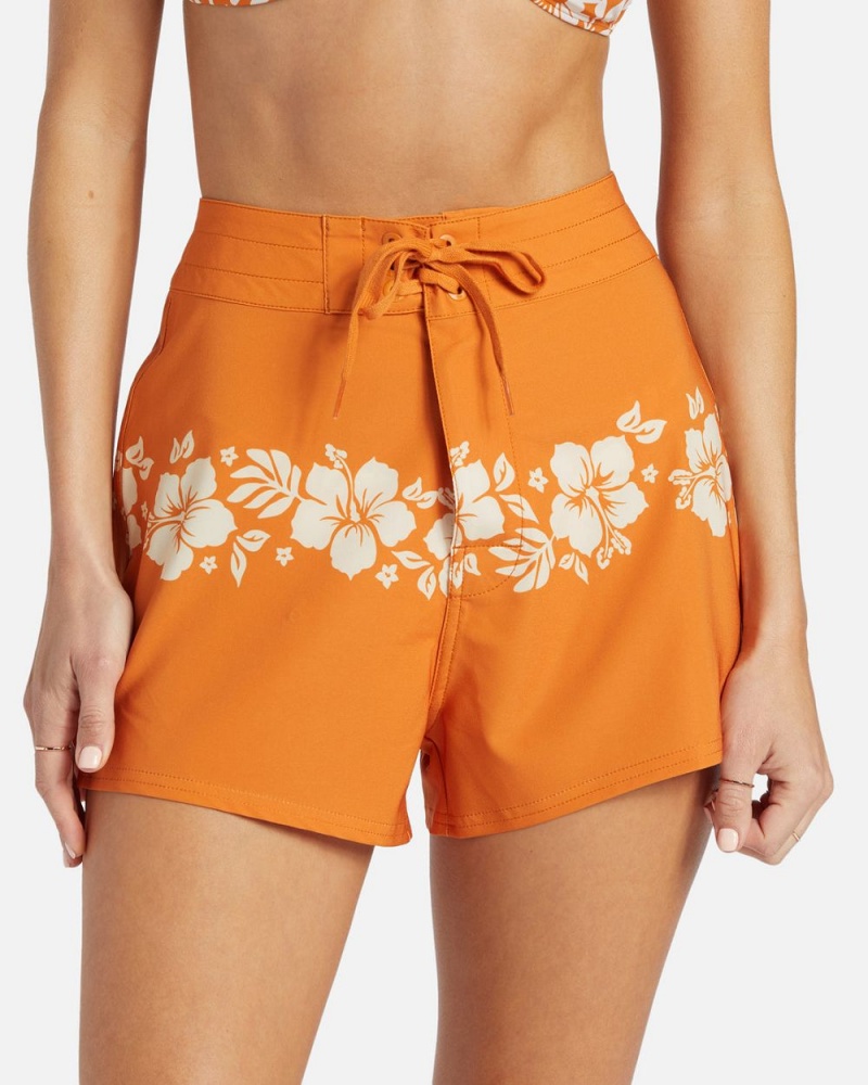 Dried Mango Women's Billabong On Island Time Board Shorts | 963281HGR