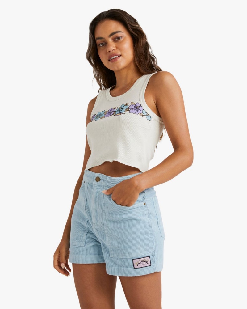 Dusk Blue Women's Billabong Set The Tone Shorts | 346907FCX