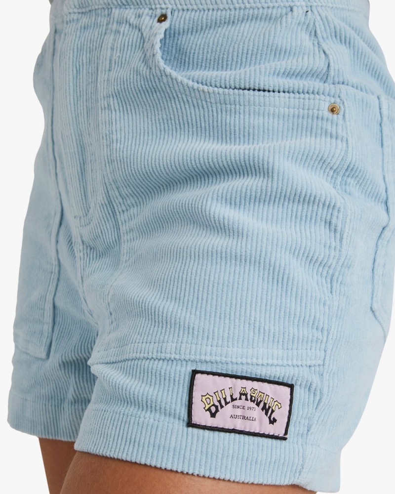 Dusk Blue Women's Billabong Set The Tone Shorts | 346907FCX