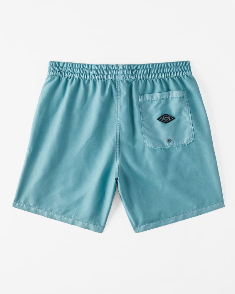 Dusty Blue Men's Billabong All Day Overdyed Layback 17