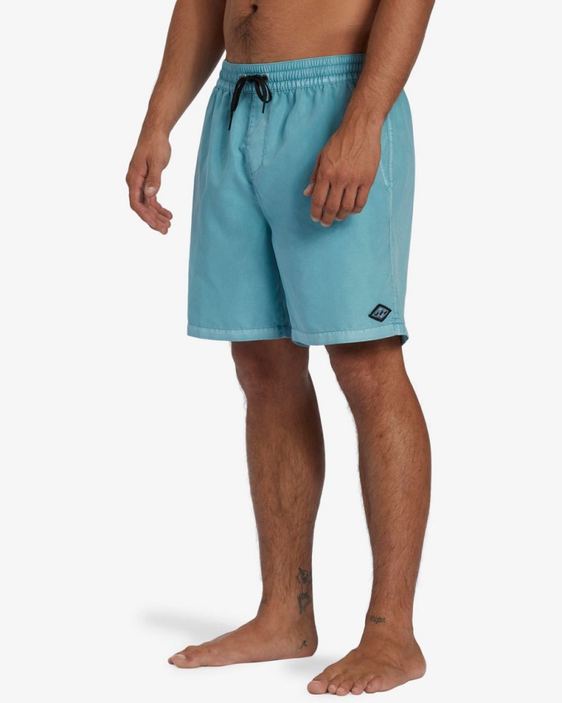 Dusty Blue Men's Billabong All Day Overdyed Layback 17