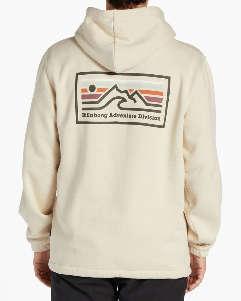 Grey Men's Billabong Compass Pullover Sweatshirt | 254107FVB