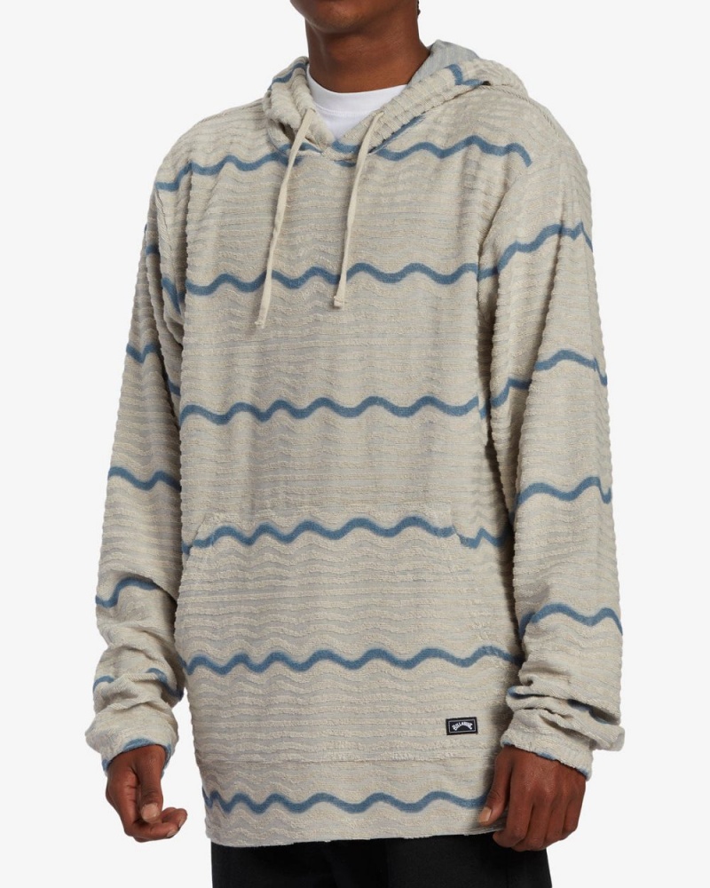 Grey Men's Billabong Flecker Jacquard Pullover Sweatshirt | 298567OYT