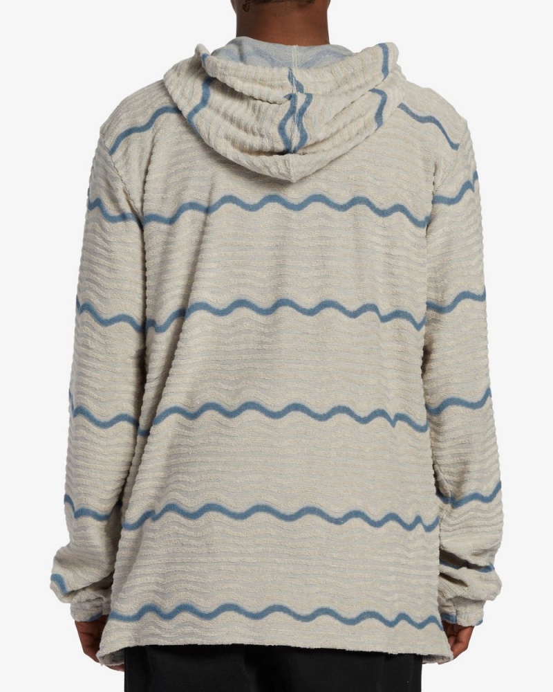 Grey Men's Billabong Flecker Jacquard Pullover Sweatshirt | 298567OYT