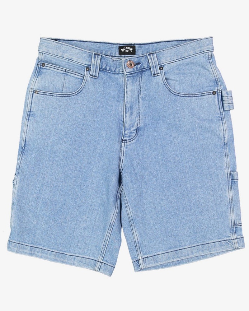 Indigo Men's Billabong Bad Dog Denim Shorts | 908254KRO