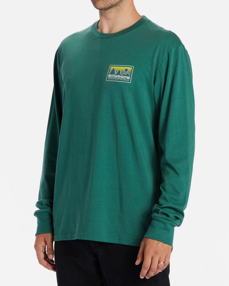 Jungle Men's Billabong Range Long Sleeve T-Shirt | 753286KFD