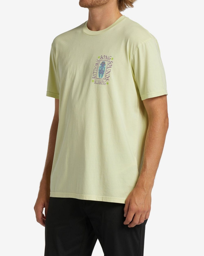 Light Green Men's Billabong Rhythmic T-Shirt | 851479RTV