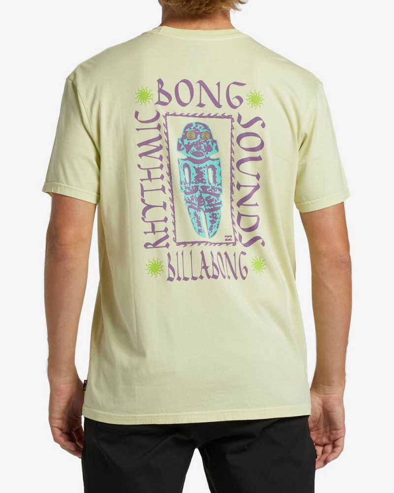 Light Green Men's Billabong Rhythmic T-Shirt | 851479RTV