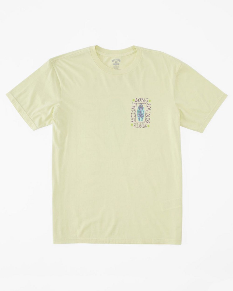 Light Green Men's Billabong Rhythmic T-Shirt | 851479RTV