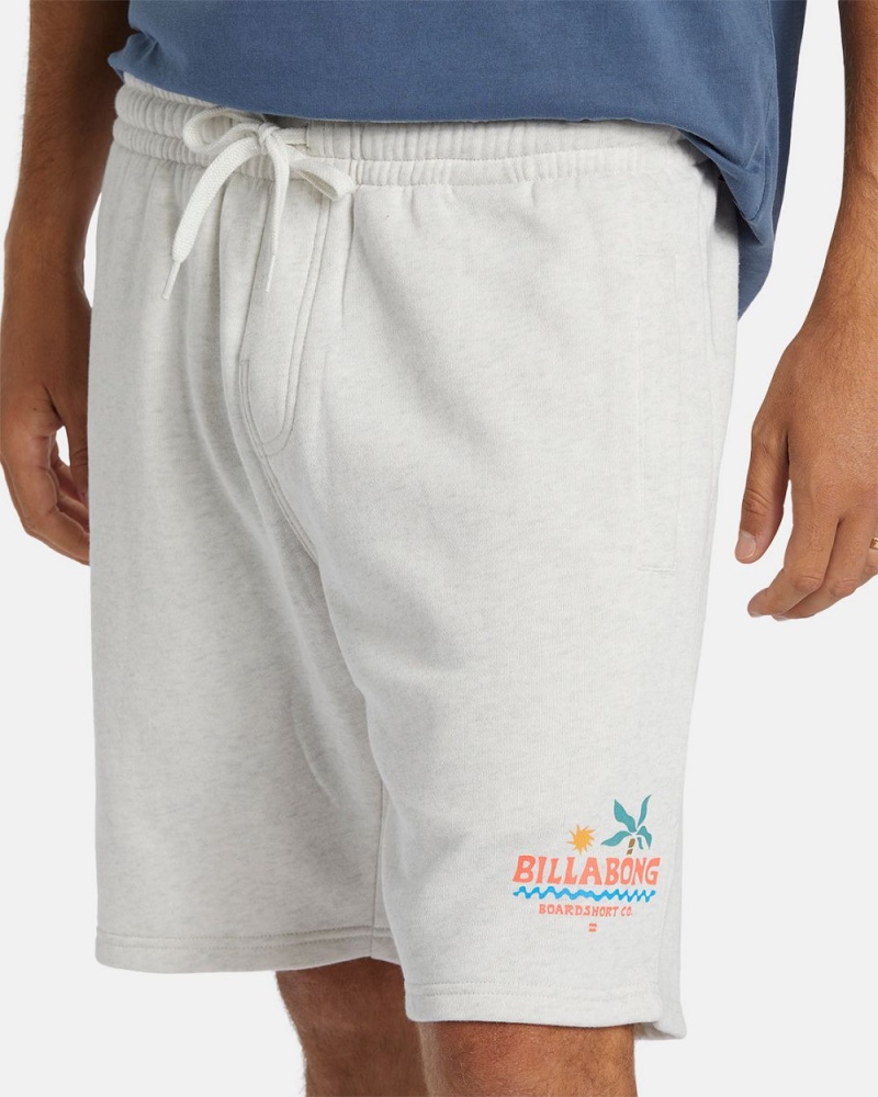 Light Grey Heather Men's Billabong Shorebird Short Elastic Waist Shorts | 370124XZM