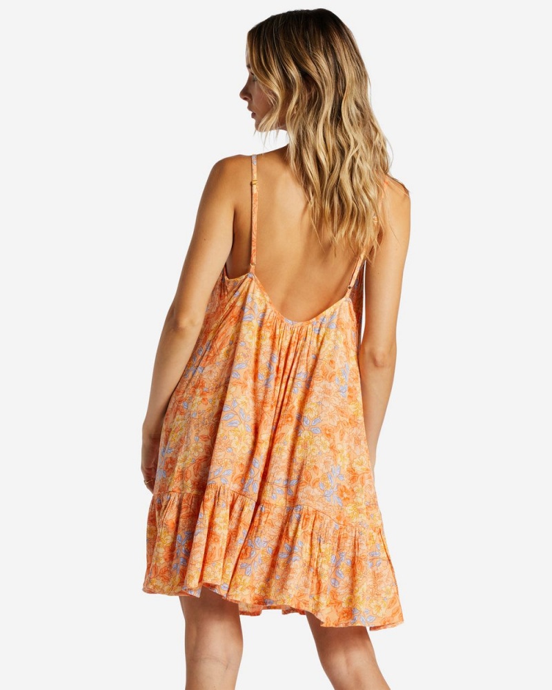 Light Orange Women's Billabong Beach Vibes Swim Cover Up Dress | 834519OYS